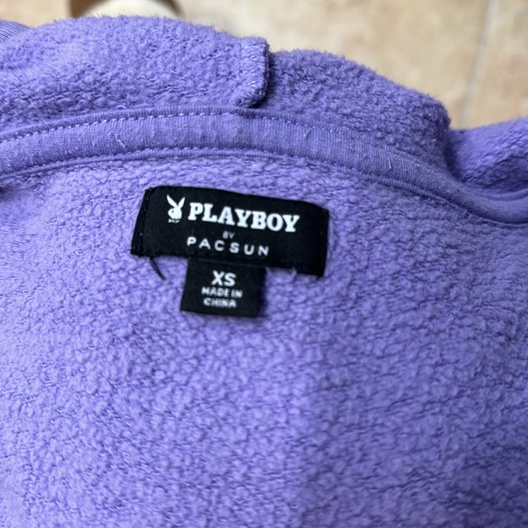Playboy by Pacsun purple sweatshirt, size XS, like new condition. - Picture 6 of 6